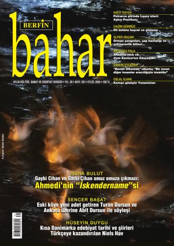 Berfin Bahar Dergisi, Eylül 2025